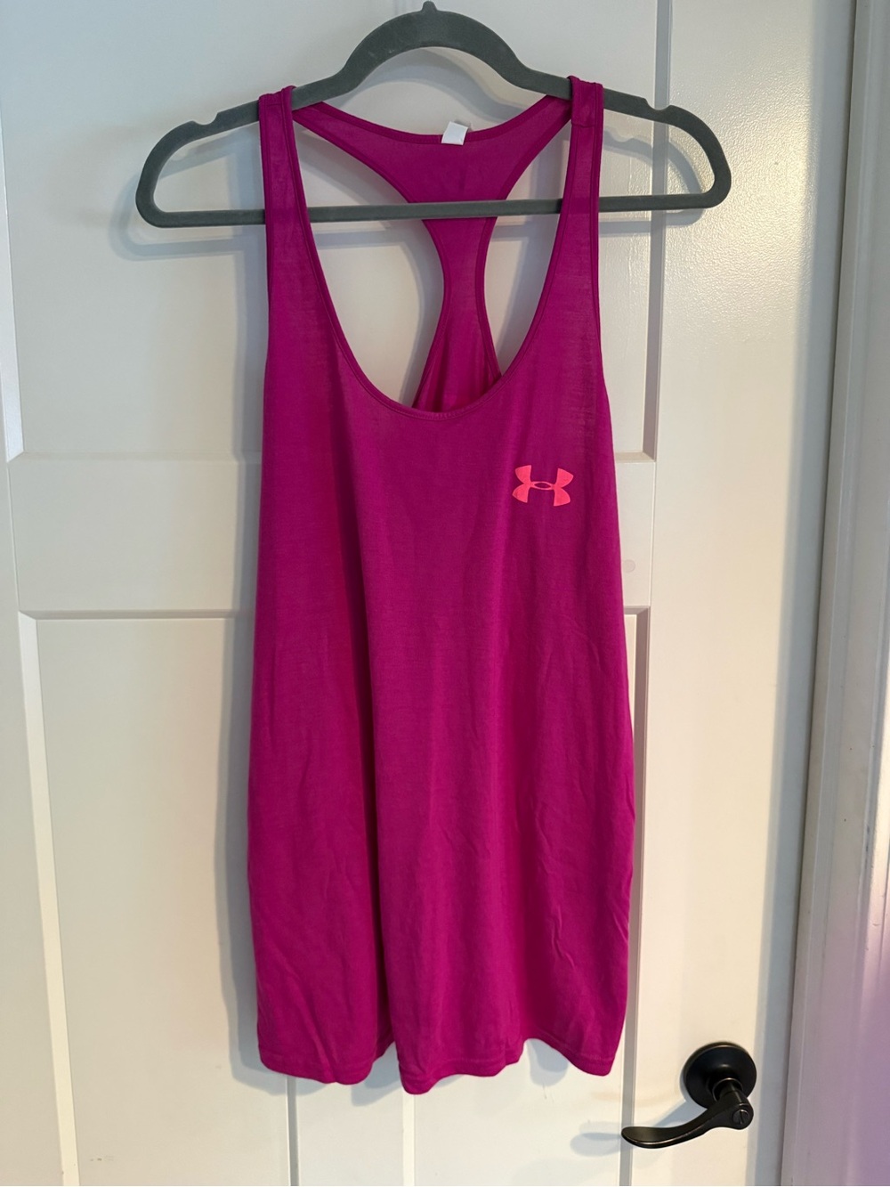 Under Armour Magenta Racerback Sports Tank